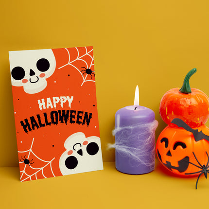 4 Set of Halloween Cards HC003