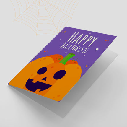 4 Set of Spooky Halloween Cards HC009