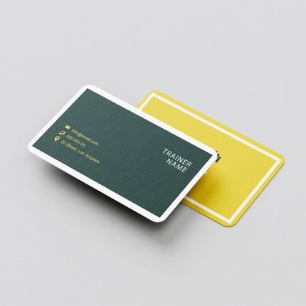 Personal Trainer Business Card BCP002