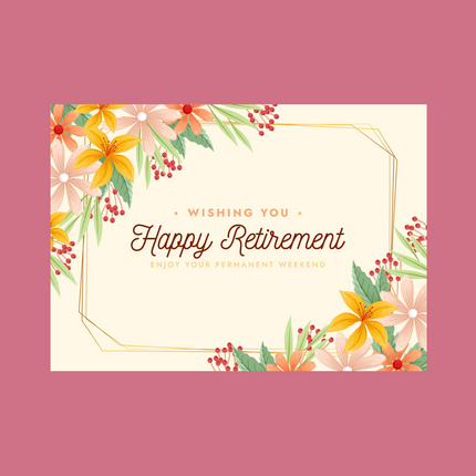 Retirement Card RC004