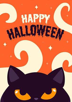 4 Set of Halloween Cards HC003