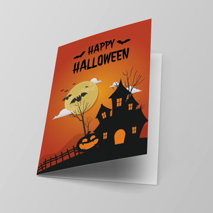 3 Set of Halloween Moon Set Cards HC008