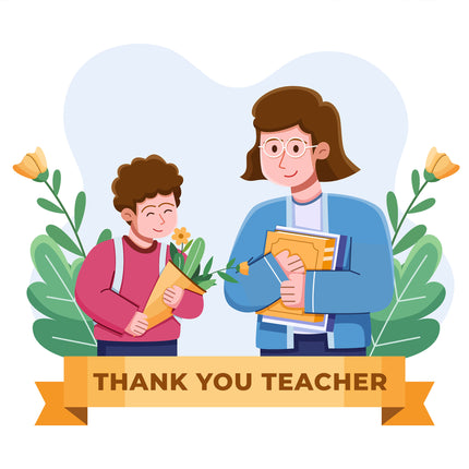 Thank You Teacher Card TYT003