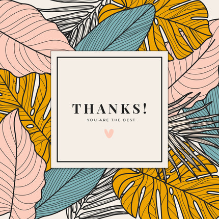 Thank You Card TY006